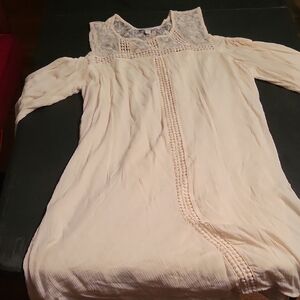 Cato Cream Floral Lace Top